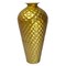 Decorative Modern Gold Metal Hammered Floor Vase - Elegant 25-Inch-Tall Bottle Shape for Entryway, Living Room, or Dining Room Perfect for Home Decor, Interior Design, Flower Arrangement Display